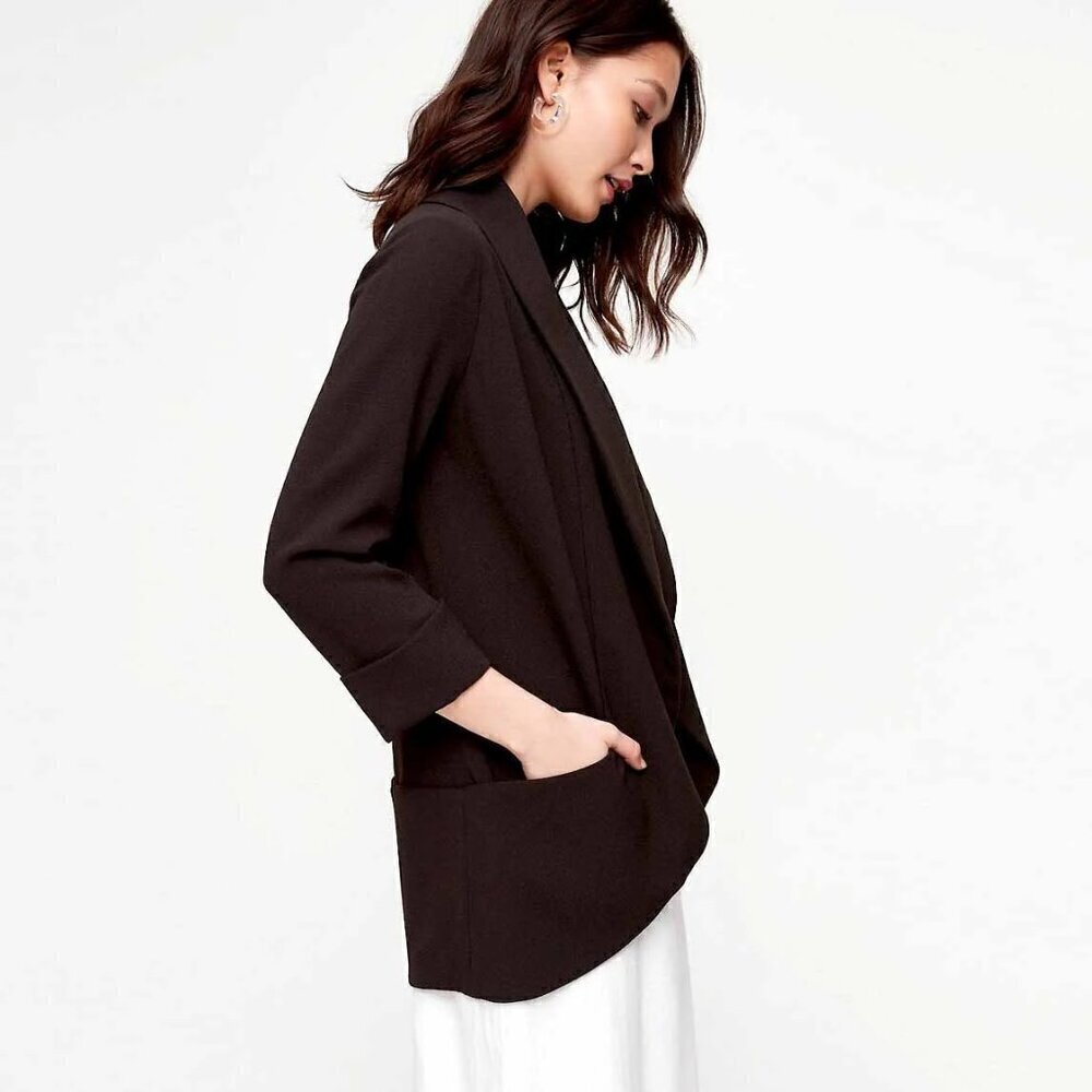 Aritzia Wilfred Chevalier Jacket- Lightweight, Open-Front Blazer